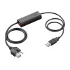 Adattatore electronic hook-switch HP Poly APU-76 per cuffie, conforme TAA (85R00AA)