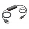 Adattatore electronic hook-switch HP Poly APU-76 per cuffie, conforme TAA (85R00AA)