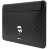 Custodia per laptop Karl Lagerfeld KLCS14SAKHPKK per 14", nera, Saffiano Monogram Ikonik