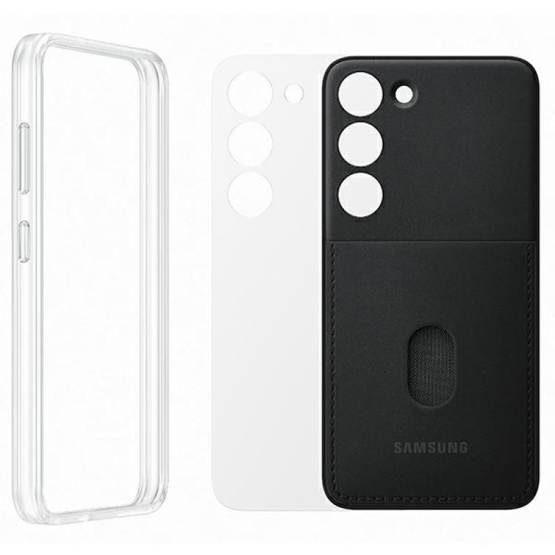 Samsung Galaxy S23 Frame Cover EF-MS911CB, nero
