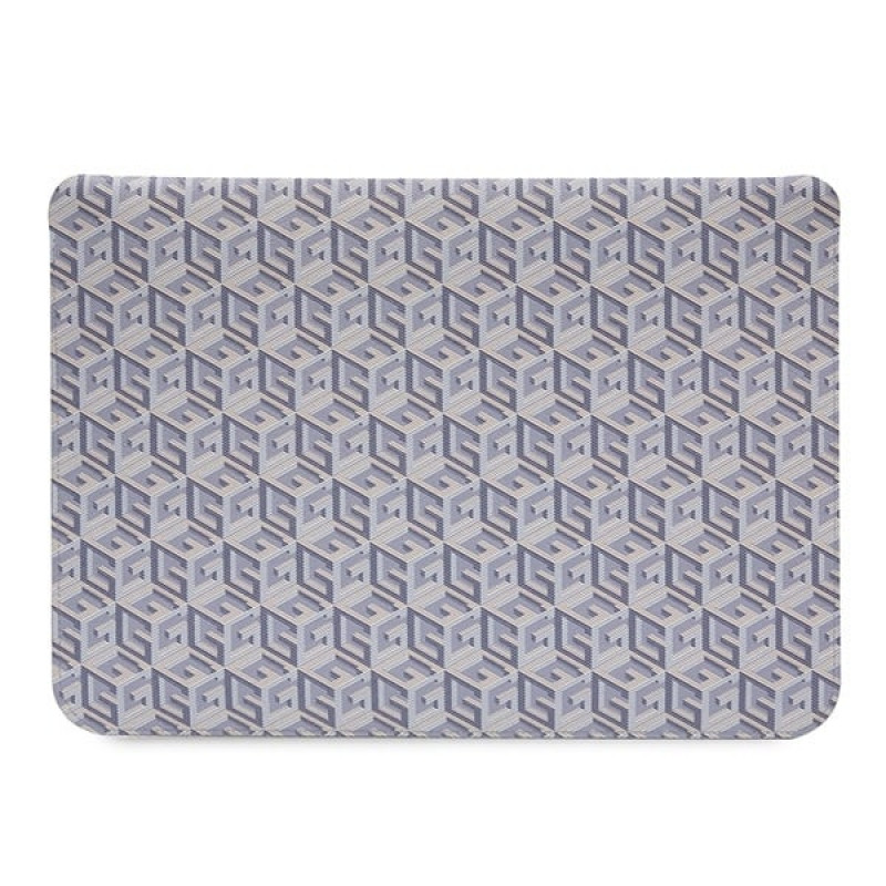 Custodia per laptop Guess GUCS16HGCFSEB per laptop fino a 16", GCube Stripe, blu