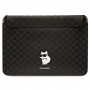 Custodia per laptop Karl Lagerfeld KLCS14SAKHPCK per 14", nera, Saffiano Monogram Choupette