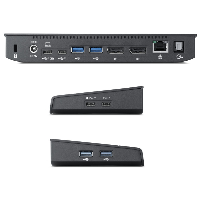 Replicatore di porte Fujitsu PR09 S26391-F6007-L500, USB-C, 2 x DP, 120 W