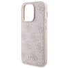 Guess GUBPM5P15X4GEMGP Apple iPhone 15 Pro Max custodia rigida + power bank MagSafe da 5000 mAh bundle, 4G Metal Logo, rosa