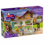 Schleich Horse Club Set di giochi Villa in riva al lago e Paddock 42785
