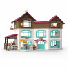 Schleich Horse Club Set di giochi Villa in riva al lago e Paddock 42785