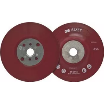 3M 64858 Supporto piatto ad alte prestazioni, rosso, 125 mm, M14, flessibile