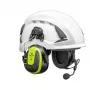 3M Peltor WS Alert X MRX21P3E3WS7 cuffie per casco Bluetooth con SNR 30 dB, giallo alta visibilità