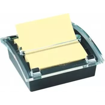 3M Post-it Z-Notes riciclati note adesive gialle, 12 blocchi + dispenser in omaggio (C2014Y12)