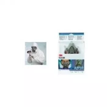 3M set semimaschera riutilizzabile 6223M A2P3R, 9 pezzi, medium