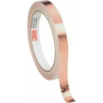 3M Scotch 1181 nastro in foglio di rame, 16,5 m x 15 mm, adesivo acrilico elettricamente conduttivo, schermatura EMI 118115