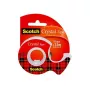 3M Scotch Crystal Clear 600 Nastro adesivo con dispenser manuale, 19 mm x 7,5 m, trasparente 6-1975D