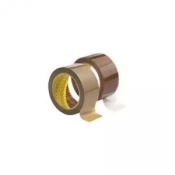 3M Scotch nastro da imballaggio 3707, PP, 50 mm x 66 m trasparente, a bassa rumorosità, adesivo in resina di gomma naturale - 1 rotolo (3707T506)
