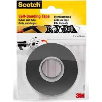 3M Scotch nastro riparatore in silicone autoagglomerante 4704, 25 mm x 3 m, nero