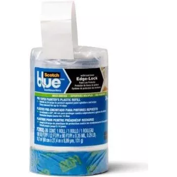 3M ScotchBlue 2090 nastro per mascheratura, 24 mm x 22,86 m, blu, per interni, adesivo acrilico, rimozione pulita per 14 giorni 7100197950