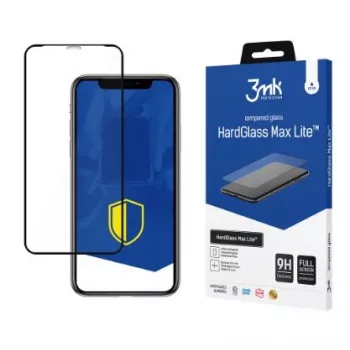 3MK Apple iPhone 11 Pro Max Black HardGlass Max Lite protezione schermo