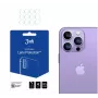 3MK Apple iPhone 14 Pro/14 Pro Max protezione obiettivo - vetro temperato e lega di alluminio, durezza 9H, nero