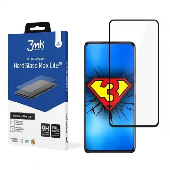 3MK Hard Glass Max Lite Pellicola protettiva per Xiaomi Poco X3 NFC / Poco X3 Pro - nero