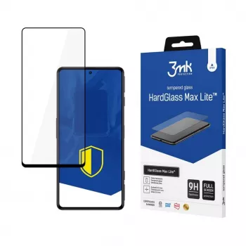 3MK HardGlass Max Lite pellicola protettiva in vetro temperato per Xiaomi POCO F4 GT / Redmi K50 Gaming Edition - nera
