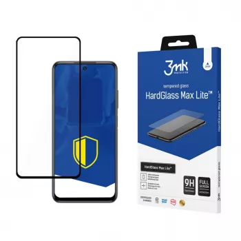 Vetro temperato HardGlass Max Lite 3MK per Xiaomi Redmi Note 10S / Redmi Note 10 4G / Poco M5s - nero