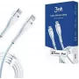 3MK Cavo Hyper Silicone USB-C a Lightning 20W 3A bianco 1m