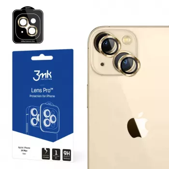 3MK iPhone 14 Pro Max Lens Protection Pro oro