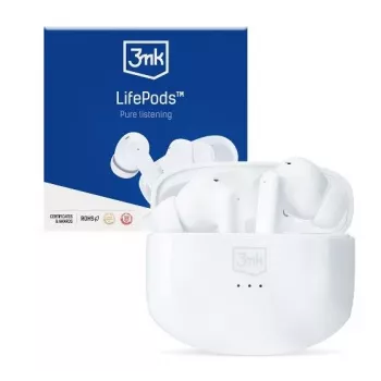 3MK LifePods Protection Bluetooth 5.3 tecnologia ANC bianco