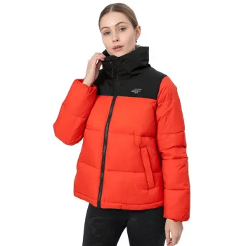 4F giacca imbottita donna H4Z22 KUDP014 rosso