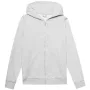Felpa donna 4F F0956 Cool Light Gray Melange taglia S