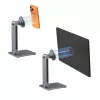 4smarts ErgoPro Supporto da tavolo con magnete per smartphone e tablet - grigio