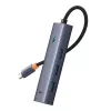 Hub 5-in-1 Baseus UltraJoy Series USB-C a HDMI 4K@30Hz + 3x USB 3.0 + 1x PD (Grigio)