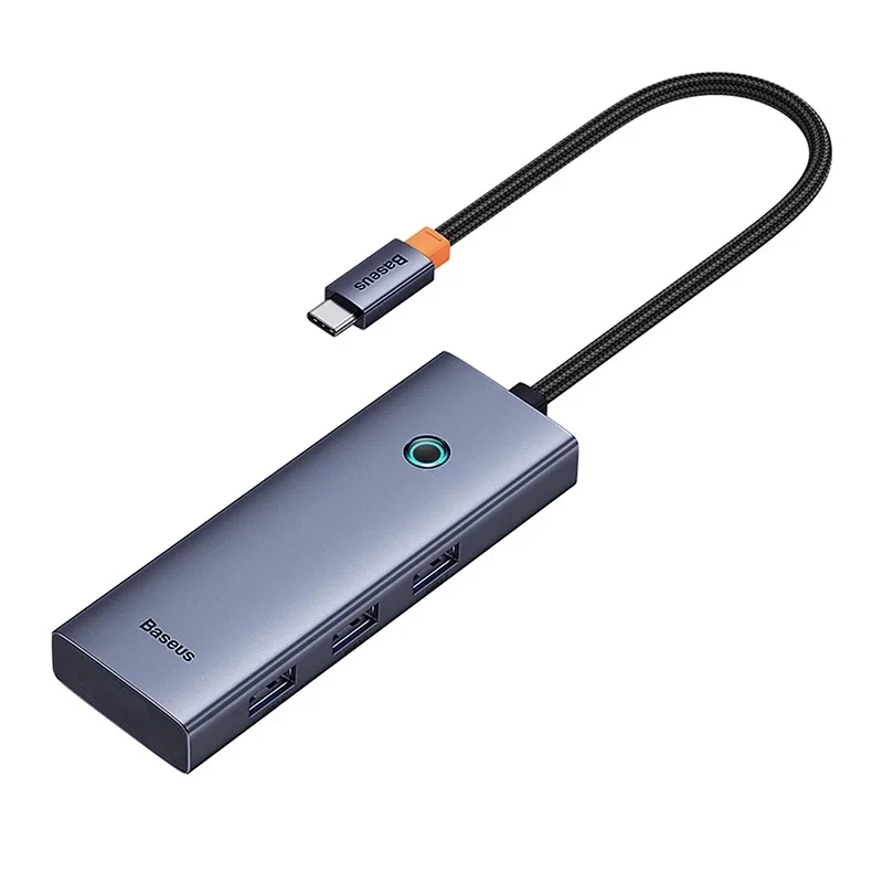 Hub 5-in-1 Baseus UltraJoy Series USB-C a HDMI 4K@30Hz + 3x USB 3.0 + 1x PD (Grigio)