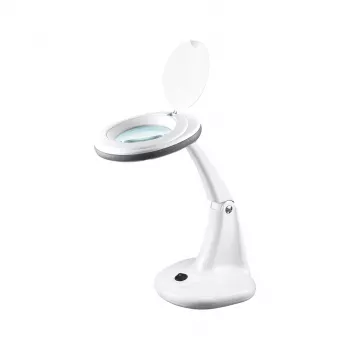 5D 6W Rebel lente d'ingrandimento da tavolo con luce, 6500K