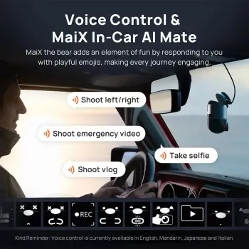 70mai Dash Cam 4K Omni X800 Nero