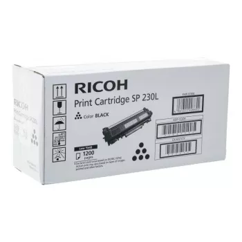Ricoh 408295 SP 230L cartuccia di toner, 1200 pagine, nera