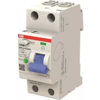 ABB F202B-1603 interruttore differenziale tipo B, 2 poli, 16 A, 30 mA, 230/400 V AC 2CSF202568R1160