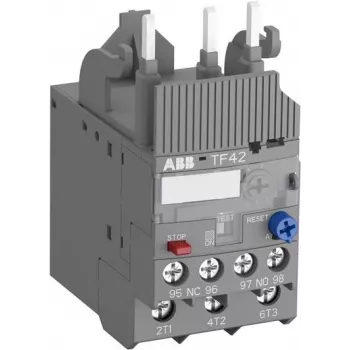ABB TF42-5.7 relè termico di sovraccarico 4,2-5,7 A, classe 10, tripolare, 1NO+1NC, morsetti a vite 1SAZ721201R1038