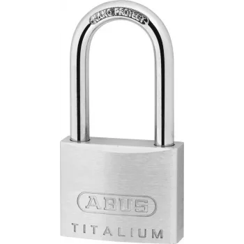 ABUS 64TI/40HB40 KD Lucchetto Titalium, con chiave unica, archetto alto, livello di sicurezza 5