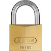 ABUS 65/50 KD Lucchetto – corpo massiccio in ottone, archetto in acciaio temprato, a chiave unica