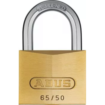 ABUS 65/50 KD Lucchetto – corpo massiccio in ottone, archetto in acciaio temprato, a chiave unica