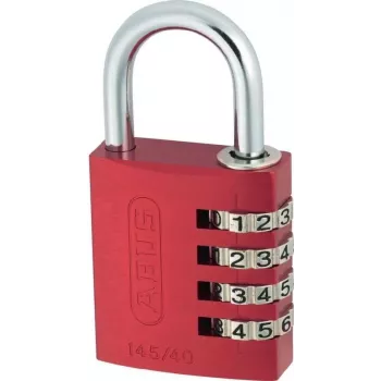ABUS ABVS48813 Lucchetto massiccio in ottone con archetto in acciaio temprato, 45 mm, con chiave, 2 chiavi