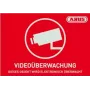 ABUS AU1421 adesivo allarme rettangolare rosso/bianco autoadesivo 74 x 52,5 mm
