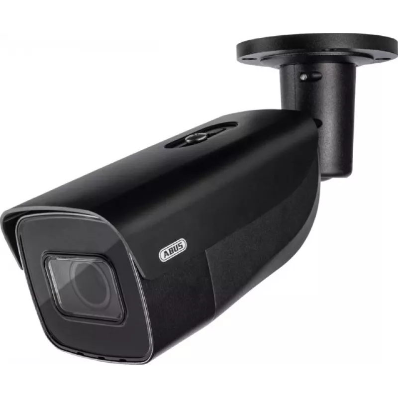 ABUS IPCB68621 telecamera IP tube, 8 MP 4K (3840x2160), obiettivo varifocale 2,8–12 mm, per interni ed esterni, nera