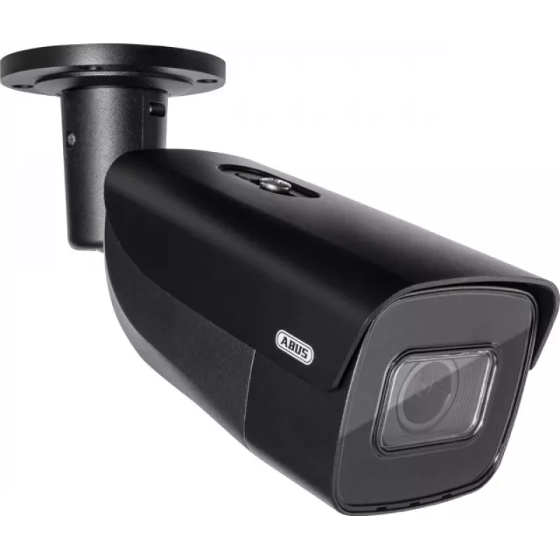 ABUS IPCB68621 telecamera IP tube, 8 MP 4K (3840x2160), obiettivo varifocale 2,8–12 mm, per interni ed esterni, nera