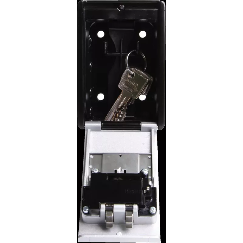 ABUS KeyGarage 787 BIG portachiavi di sicurezza e organizer acciaio nero/argento (84928)