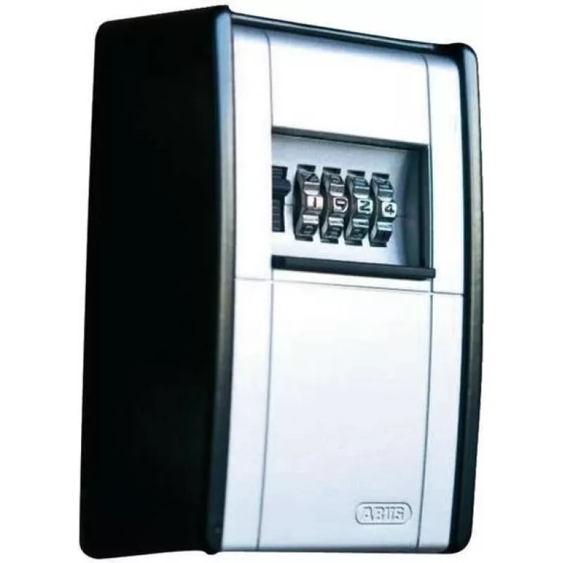 ABUS KeyGarage 787 portachiavi con cassaforte – nero/argento – metallo – combinazione a 4 cifre – 80 x 45 x 120 mm