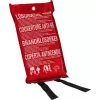 ABUS LD1118 Coperta antincendio 100 x 100 cm fibra di vetro rossa DIN EN 1869:2001 86672
