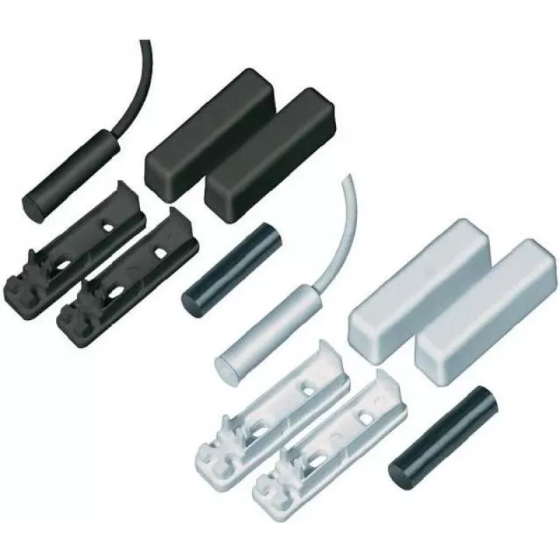 ABUS Security-Center MK2000W contatto magnetico cablato per porte e finestre, cavo 5m, bianco