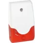 ABUS Security-Center SG1681 mini sirena con luce flash, rossa, 12 V DC, 105 dB, IP44, con filo, per interni/esterni coperti