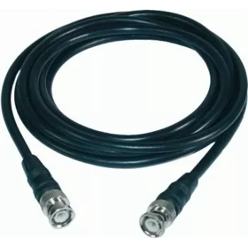 ABUS TVAC40020 Cavo video BNC preassemblato 3m per CCTV, 75 Ohm, nero